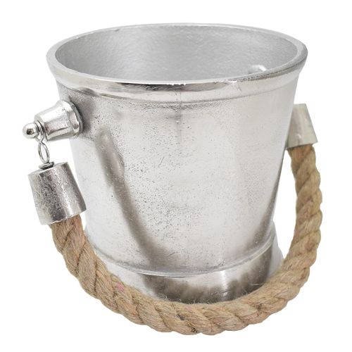  Bucket 21x21x25cm With Rope Handle