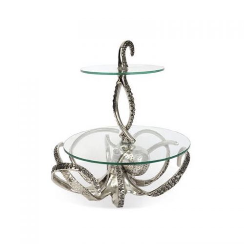  Octopus Cake Stand 37x35x36cm silver