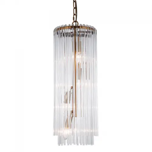 By Kohler  Chandelier Aleena 25x25x69cm gold glas (111723)