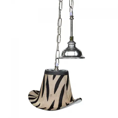  hanging lamp Pendant 26x20x17cm Zebra Hat