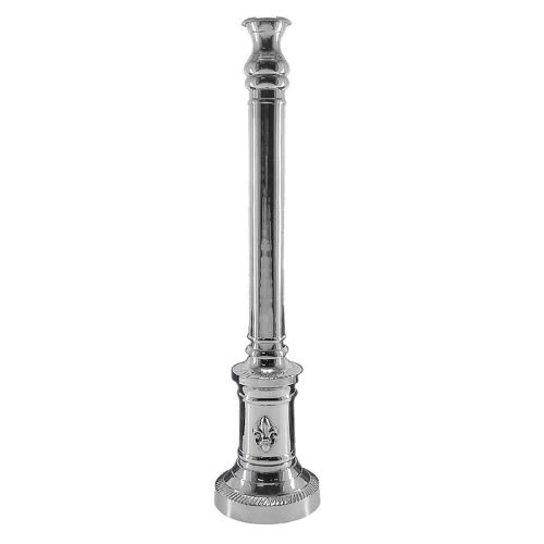 By Kohler  Candleholder 12x12x55cm Lily Large silver (101511)