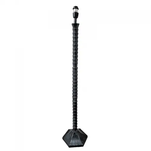 By Kohler  Floor Lamp raw silver black (111540)