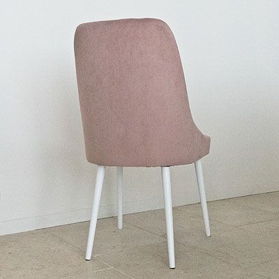 By Kohler  Oliver Pink dining chair (112124)