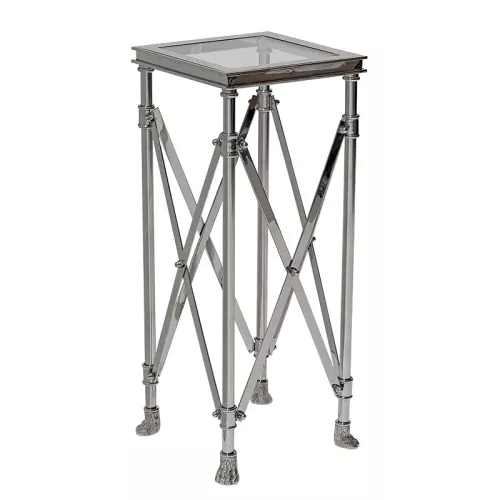  Side Table Shawn (Clear Glass)