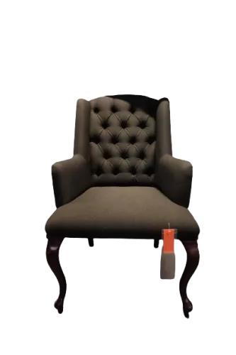  SALE Birmingham Arm dining Chair - luca Onyx 169 - Kolonial legs 